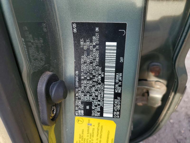48715386 :رقم المزاد ، JTEEP21A460136527 vin ، 2006 Toyota Highlander مزاد بيع