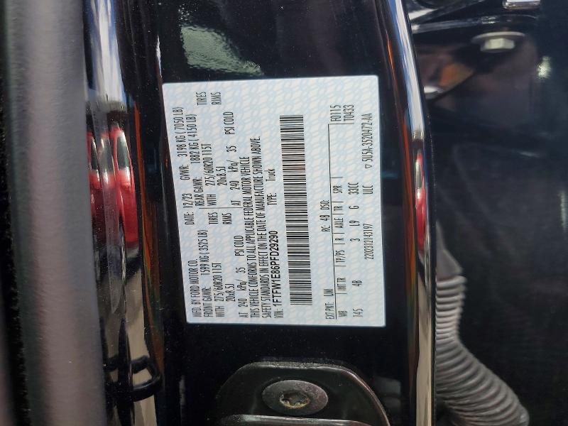 49809766 :رقم المزاد ، 1FTFW1E86PFD29290 vin ، 2023 Ford F150 مزاد بيع