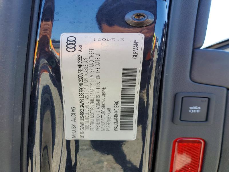 Aukcja sprzedaży 2017 Audi A4, vin: WAUGNAF49HN019707, numer aukcji: 50178086