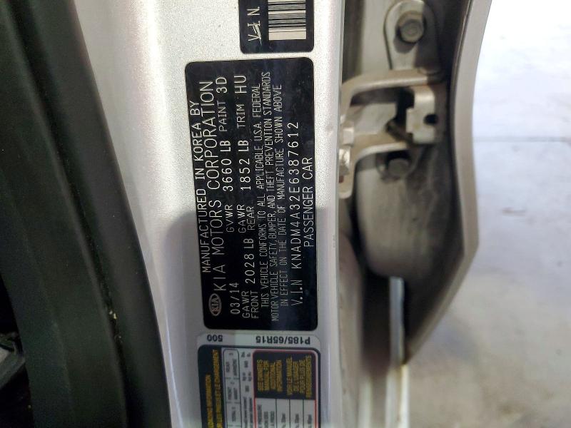 Aukcja sprzedaży 2014 Kia Rio, vin: KNADM4A32E6387612, numer aukcji: 49600706