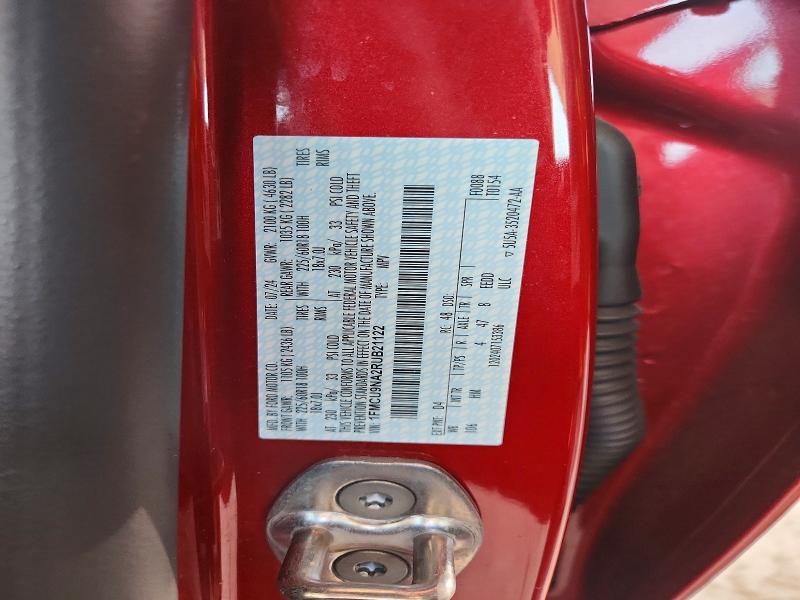 Aukcja sprzedaży 2024 Ford Escape, vin: 1FMCU9NA2RUB21122, numer aukcji: 48958746