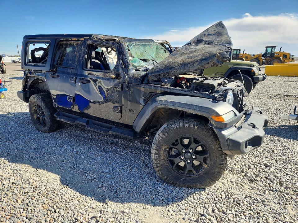 2020 Jeep Wrangler Unlimited მანქანა იყიდება აუქციონზე, vin: 1C4HJXDGXLW206072, აუქციონის ნომერი: 48944746