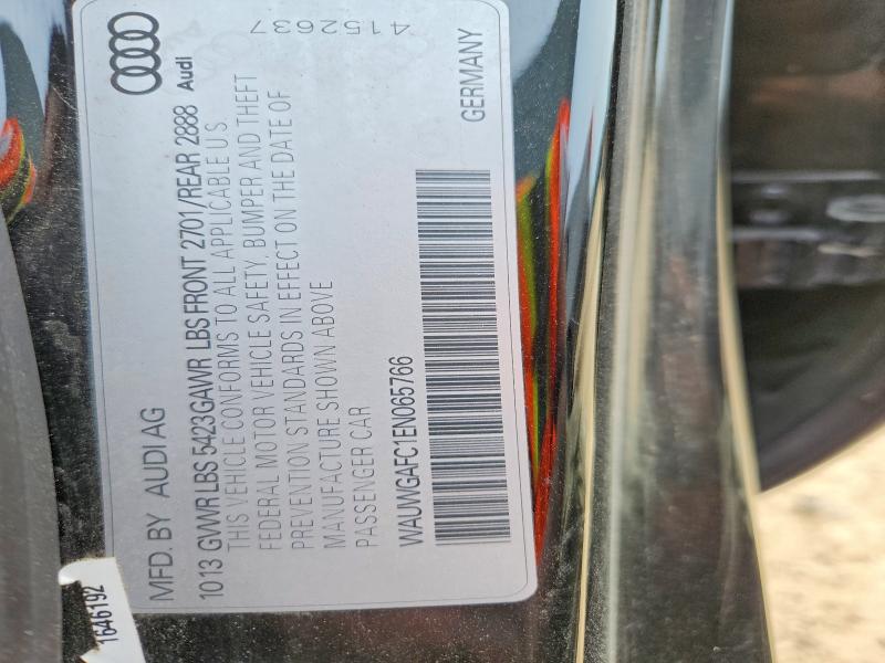 Aukcja sprzedaży 2014 Audi A7, vin: WAUWGAFC1EN065766, numer aukcji: 51658326