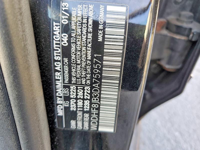 48619296 :رقم المزاد ، WDDHF8JB3DA759571 vin ، 2013 Mercedes-benz C-class مزاد بيع