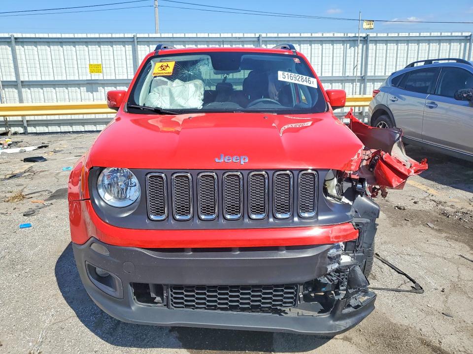 Aukcja sprzedaży 2018 Jeep Renegade, vin: ZACCJABB2JPJ07705, numer aukcji: 51692846