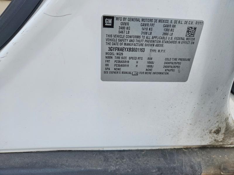 Продажа на аукционе авто 2011 Cadillac Srx, vin: 3GYFNAEYXBS601163, номер лота: 47960036