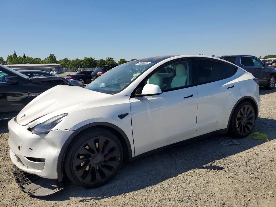 Продажа на аукционе авто 2022 Tesla Model Y, vin: 7SAYGDEFXNF406379, номер лота: 48788386