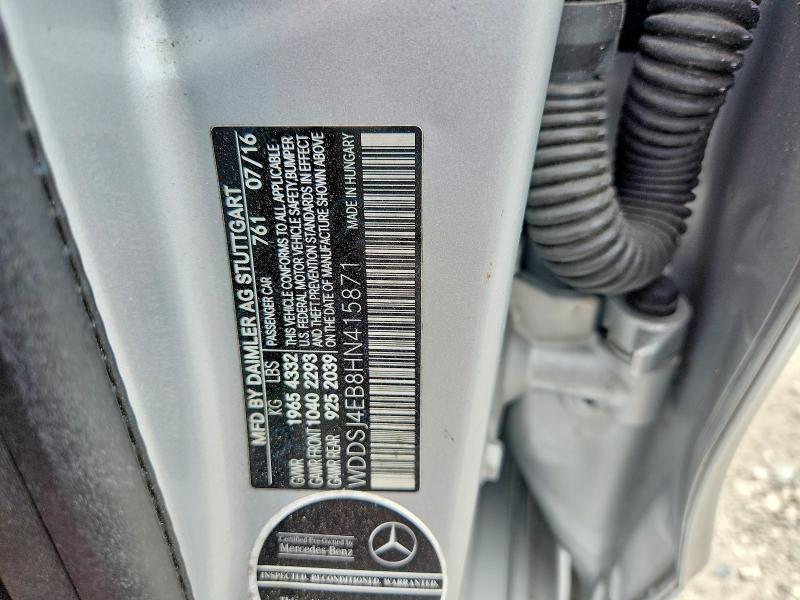 Продаж на аукціоні авто 2017 Mercedes-benz Cla, vin: WDDSJ4EB8HN415871, номер лоту: 50604686