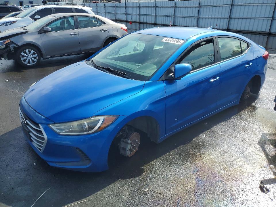 2017 Hyundai Elantra მანქანა იყიდება აუქციონზე, vin: KMHD74LF0HU409572, აუქციონის ნომერი: 48644246