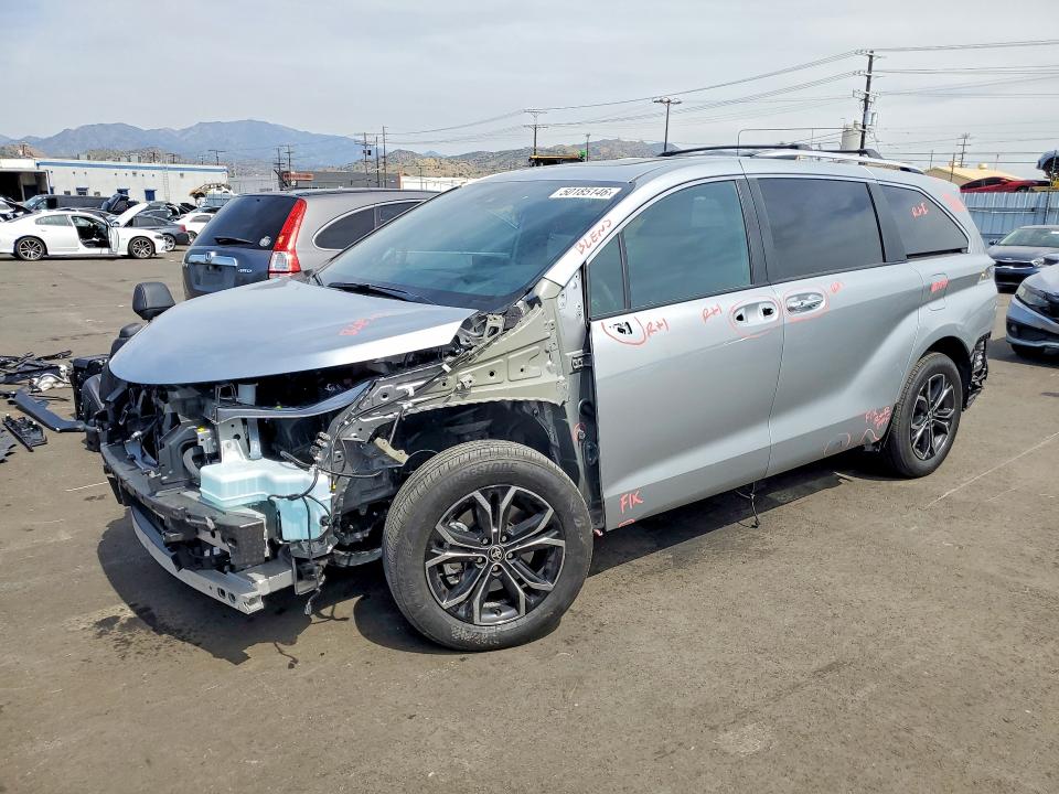 2025 Toyota Sienna მანქანა იყიდება აუქციონზე, vin: 5TDESKFC0SS201409, აუქციონის ნომერი: 50185146