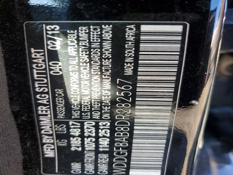 Aukcja sprzedaży 2013 Mercedes-benz C, vin: WDDGF8AB8DR282567, numer aukcji: 49291916