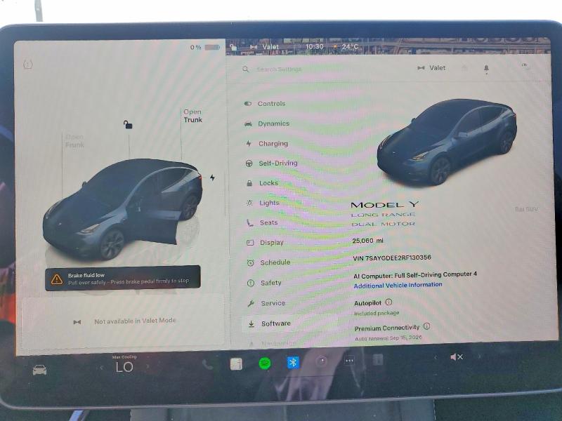 48802016 :رقم المزاد ، 7SAYGDEE2RF130356 vin ، 2024 Tesla Model Y مزاد بيع