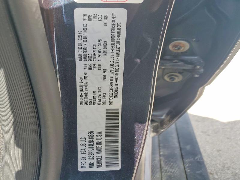 Продажа на аукционе авто 2020 Ram 1500, vin: 1C6SRFJT4LN418666, номер лота: 49181686