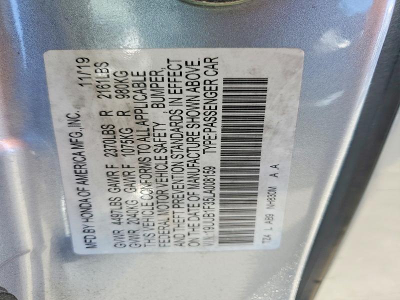 Aukcja sprzedaży 2020 Acura Tlx, vin: 19UUB1F35LA008159, numer aukcji: 50195076