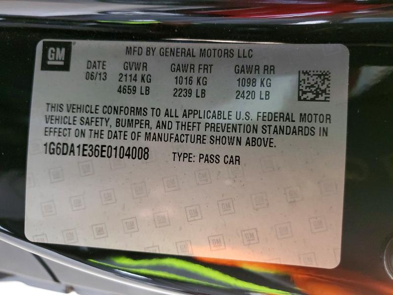 Продаж на аукціоні авто 2014 Cadillac Cts, vin: 1G6DA1E36E0104008, номер лоту: 51264776