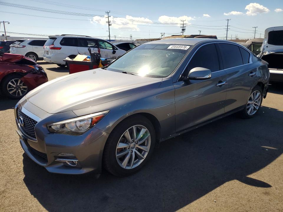 2015 Infiniti Q50 მანქანა იყიდება აუქციონზე, vin: JN1BV7AP4FM353795, აუქციონის ნომერი: 49668976