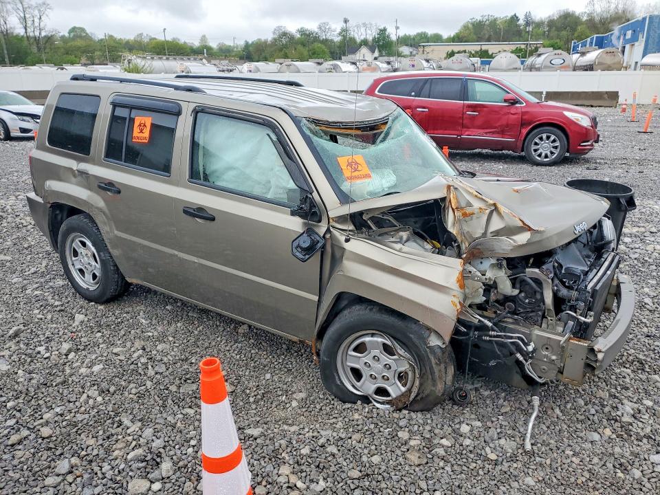 2007 Jeep Patriot მანქანა იყიდება აუქციონზე, vin: 1J8FF28W97D365642, აუქციონის ნომერი: 46949826