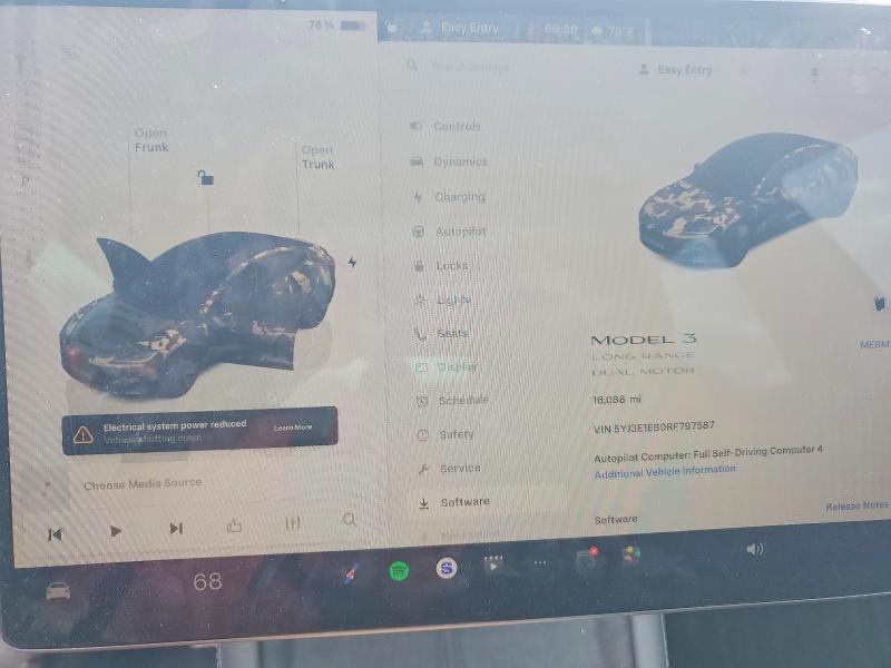 Продажа на аукционе авто 2024 Tesla Model 3, vin: 5YJ3E1EB0RF797587, номер лота: 49246876