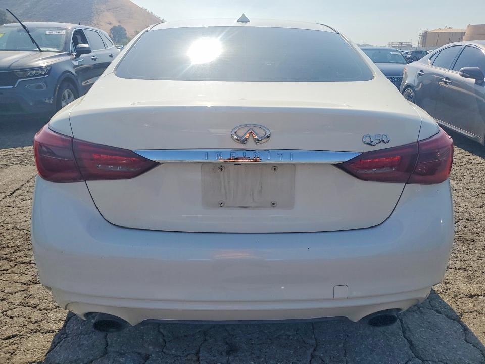 2018 Infiniti Q50 მანქანა იყიდება აუქციონზე, vin: JN1EV7AP6JM356879, აუქციონის ნომერი: 48673846