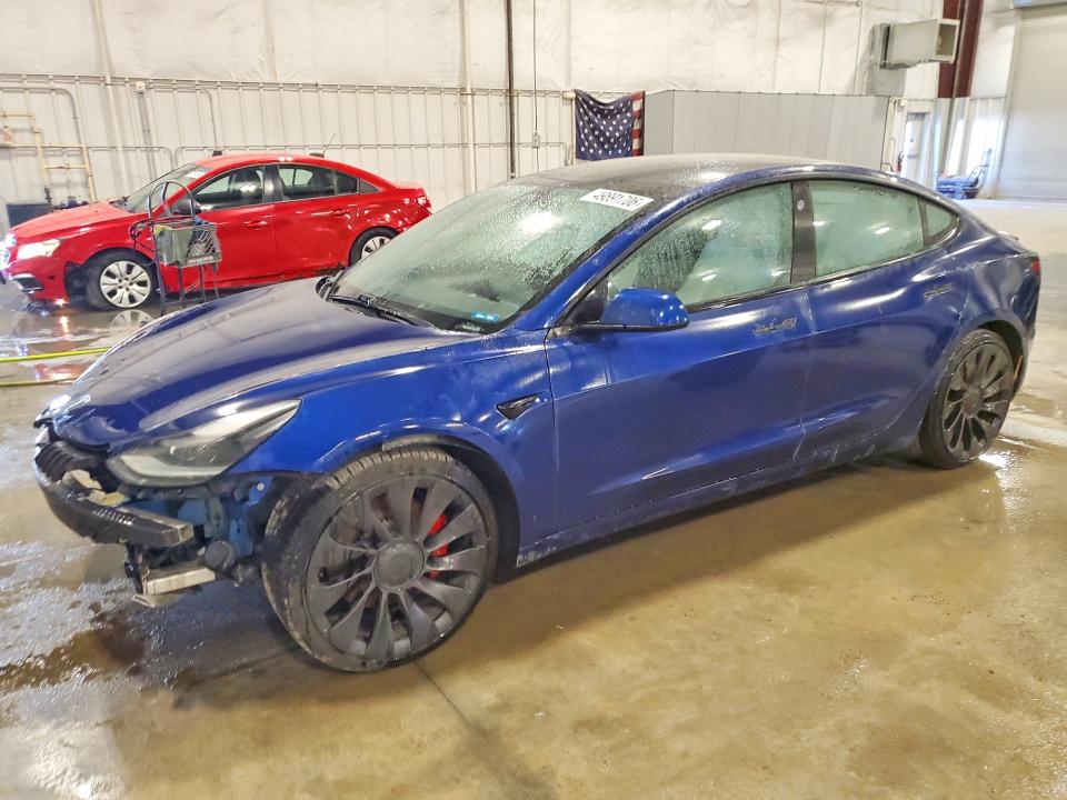 2021 Tesla Model 3 მანქანა იყიდება აუქციონზე, vin: 5YJ3E1EC7MF049209, აუქციონის ნომერი: 49891706