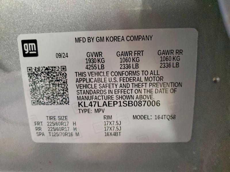 Продаж на аукціоні авто 2025 Buick Envista, vin: KL47LAEP1SB087006, номер лоту: 50254786