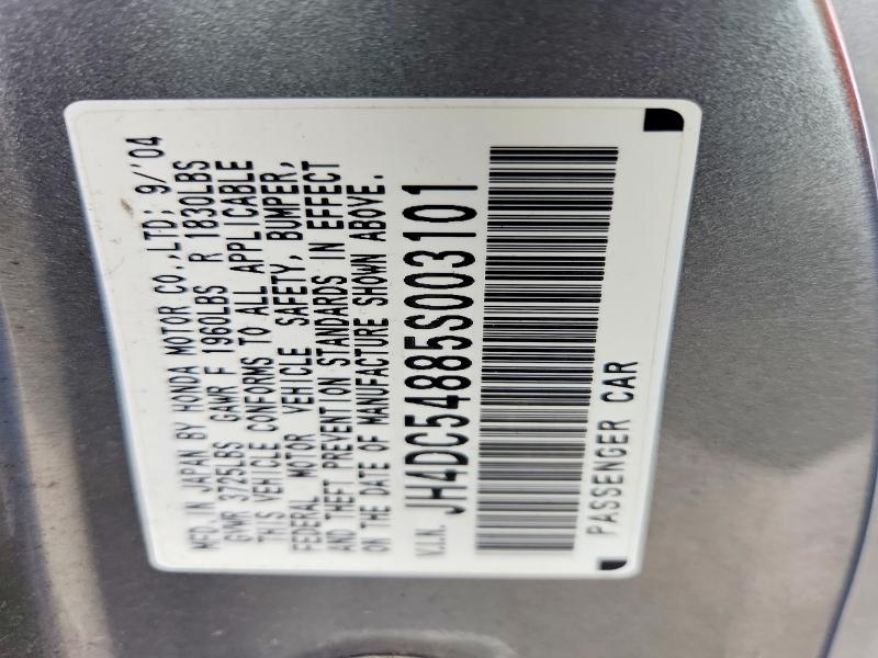 Aukcja sprzedaży 2005 Acura Rsx, vin: JH4DC54885S003101, numer aukcji: 49781736