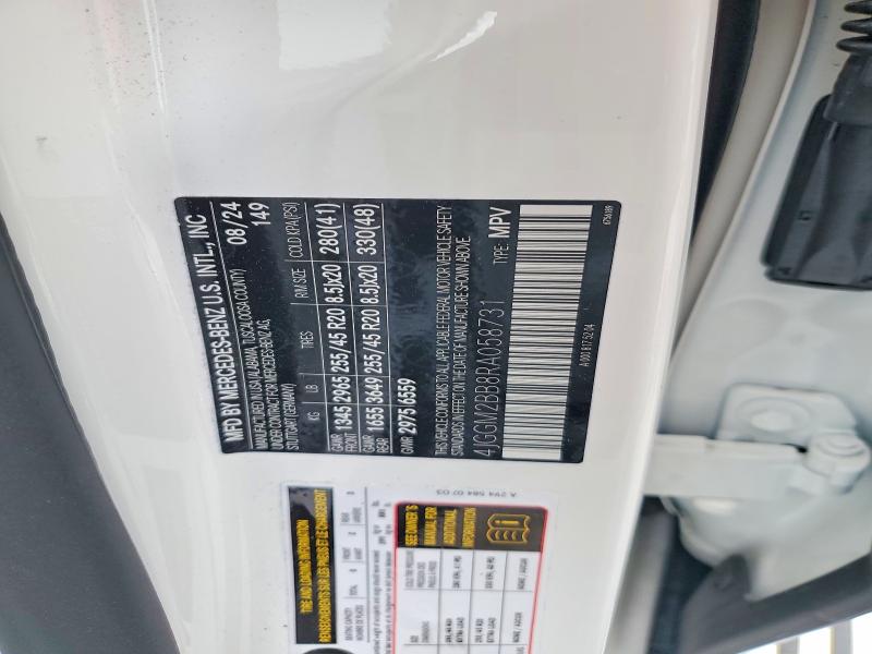 Aukcja sprzedaży 2024 Mercedes-benz Eqe Suv, vin: 4JGGM2BB8RA058731, numer aukcji: 49417896