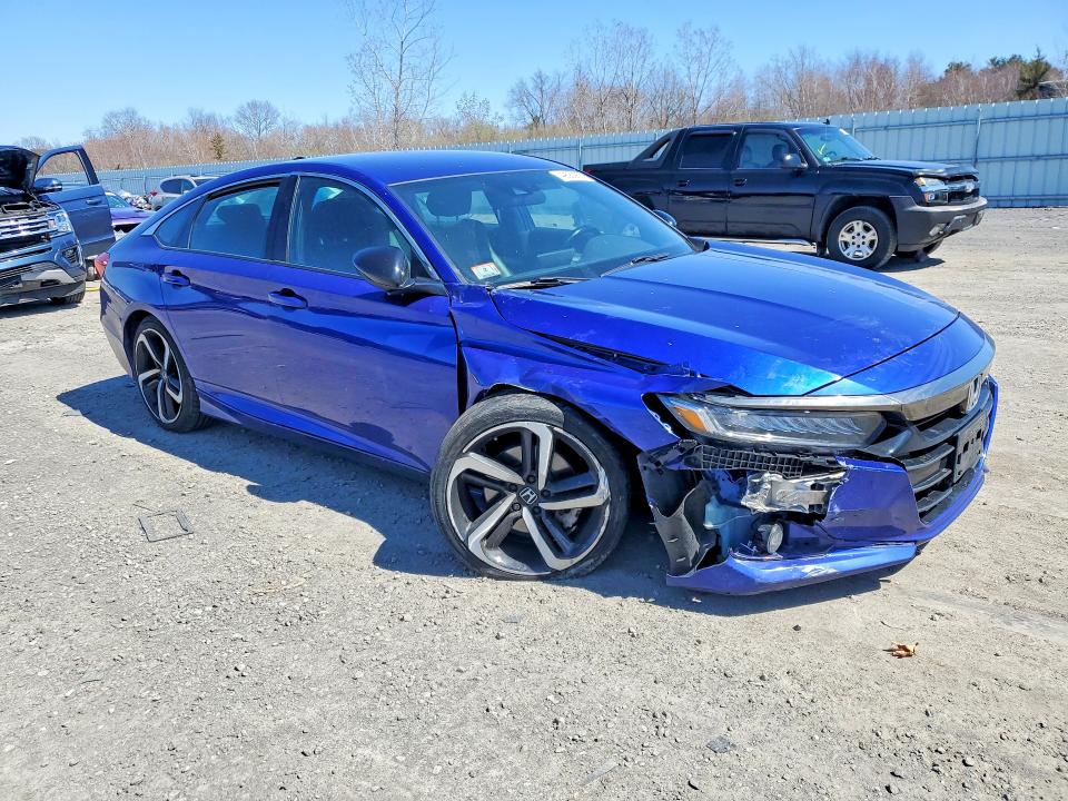 49063876 :رقم المزاد ، 1HGCV1F37MA019541 vin ، 2021 Honda Accord مزاد بيع
