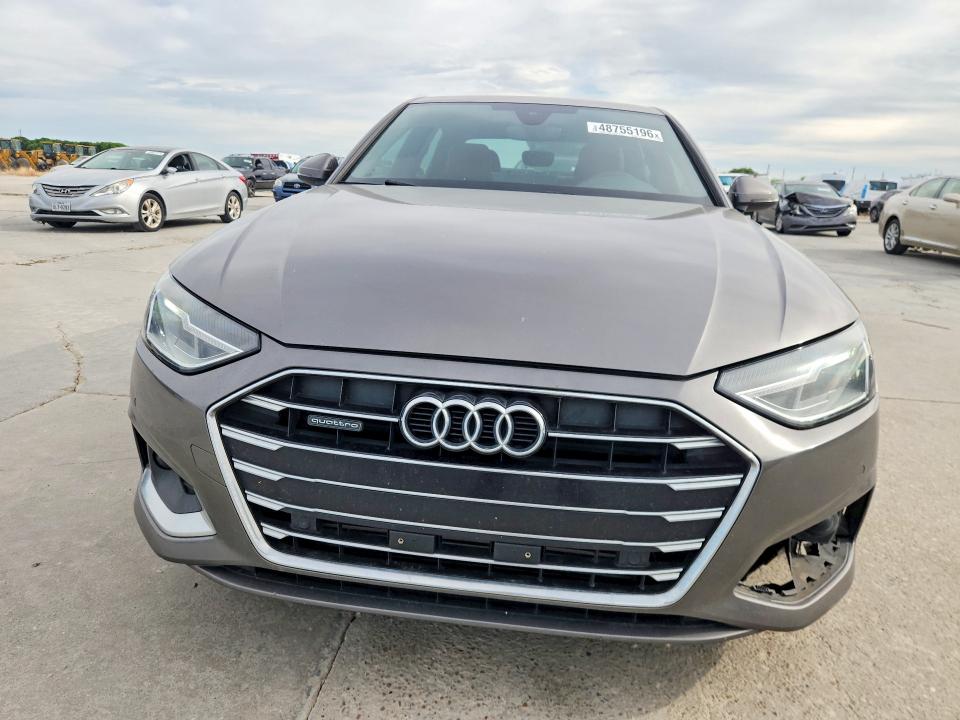 Продаж на аукціоні авто 2022 Audi A4, vin: WAUABAF43NN002654, номер лоту: 48755196