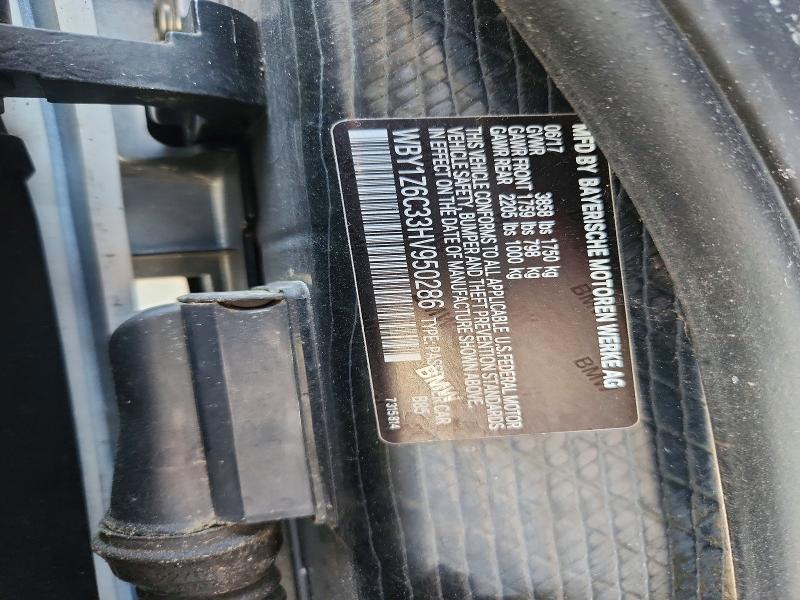 Продаж на аукціоні авто 2017 Bmw I3, vin: WBY1Z6C33HV950286, номер лоту: 47204636