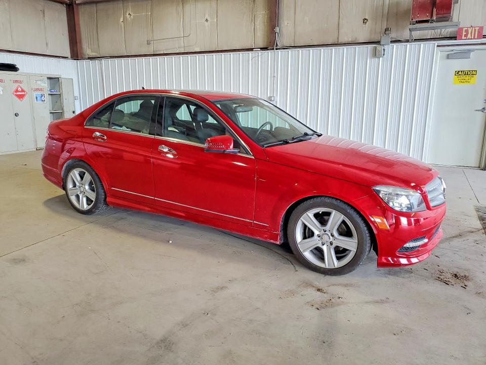 50528346 :رقم المزاد ، WDDGF8BBXBR144170 vin ، 2011 Mercedes-benz C مزاد بيع