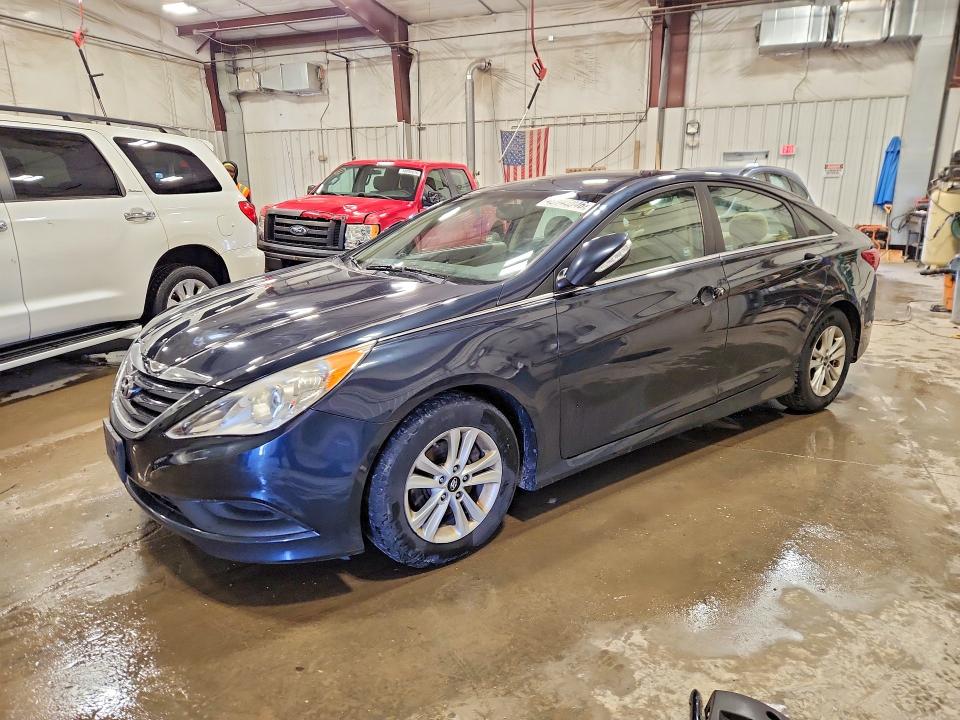 2014 Hyundai Sonata მანქანა იყიდება აუქციონზე, vin: 5NPEB4AC0EH910578, აუქციონის ნომერი: 49145846