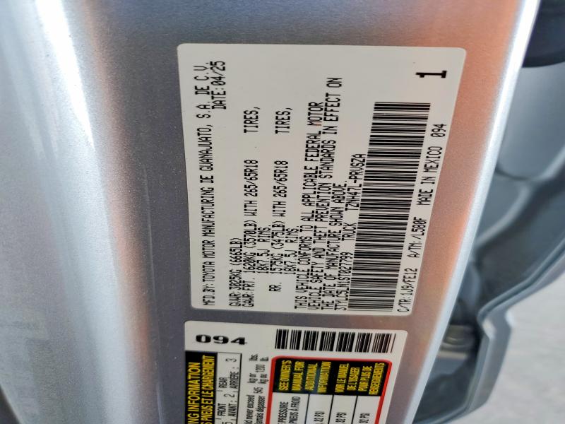 2025 Toyota Tacoma მანქანა იყიდება აუქციონზე, vin: 3TYLC5LN1ST027799, აუქციონის ნომერი: 49312126