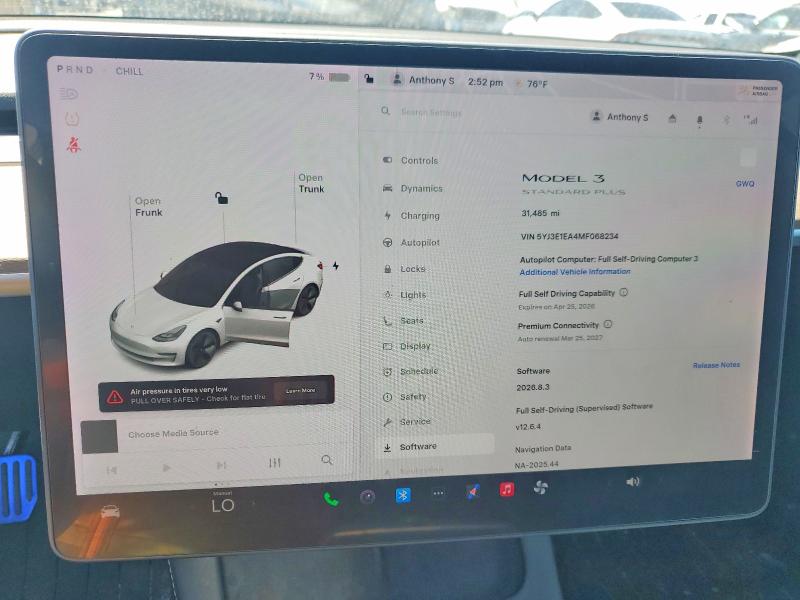 Aukcja sprzedaży 2021 Tesla Model 3, vin: 5YJ3E1EA4MF068234, numer aukcji: 50169936