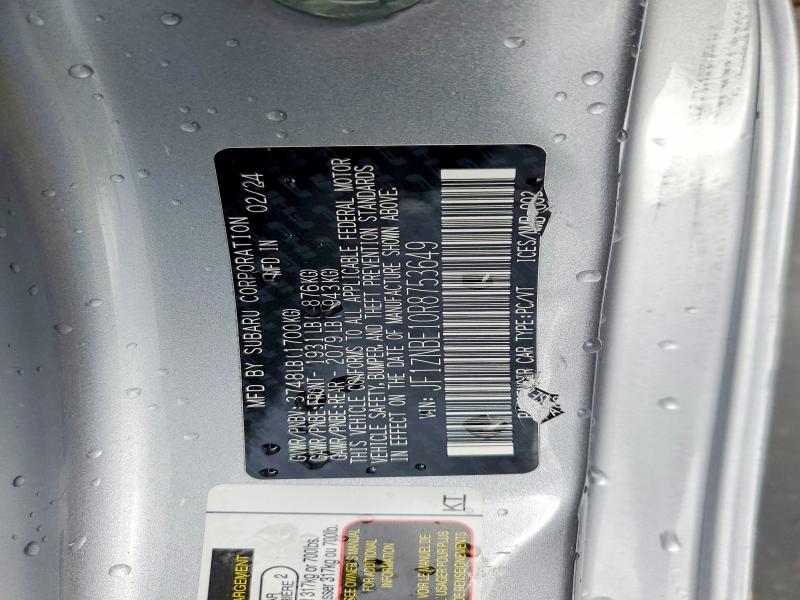 49823946 :رقم المزاد ، JF1ZNBE10R8753649 vin ، 2024 Toyota Gr 86 مزاد بيع
