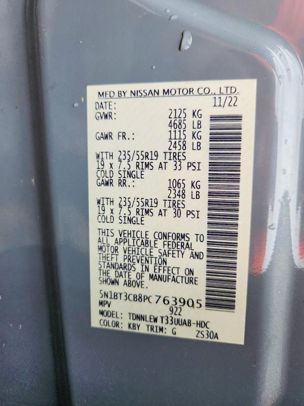 Продаж на аукціоні авто 2023 Nissan Rogue, vin: 5N1BT3CB8PC763905, номер лоту: 51623446