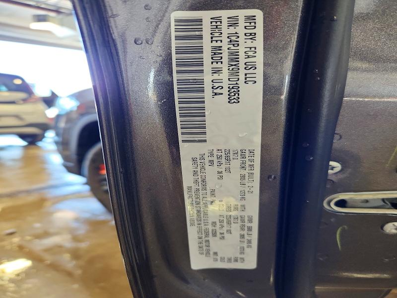 Продаж на аукціоні авто 2021 Jeep Cherokee, vin: 1C4PJMMX9MD193533, номер лоту: 50778606