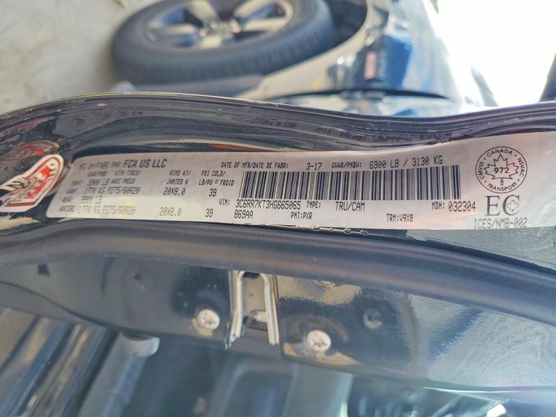 Aukcja sprzedaży 2017 Ram 1500, vin: 3C6RR7KT3HG665065, numer aukcji: 50949176
