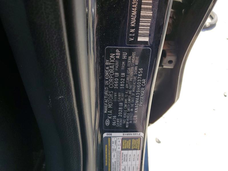 49850126 :رقم المزاد ، KNADM4A39H6037656 vin ، 2017 Kia Rio مزاد بيع