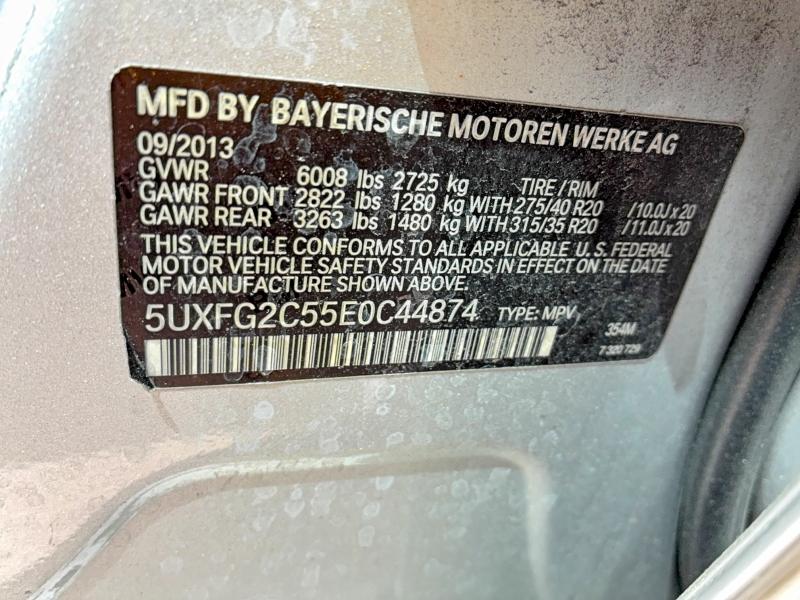 Aukcja sprzedaży 2014 Bmw X6, vin: 5UXFG2C55E0C44874, numer aukcji: 52181116