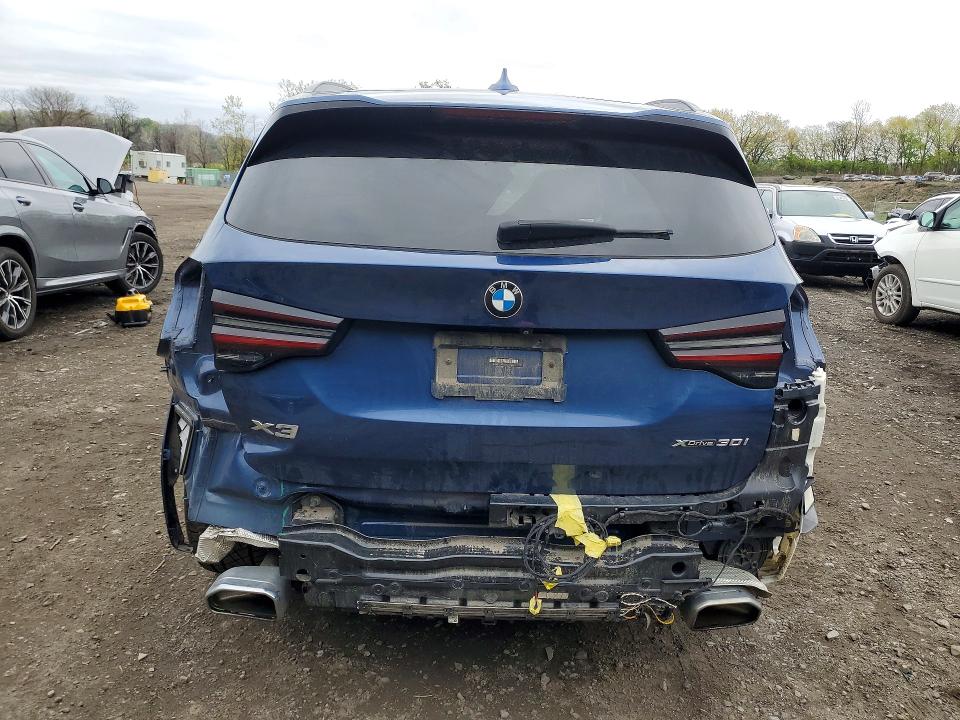 Продаж на аукціоні авто 2022 Bmw X3, vin: 5UX53DP06N9K07309, номер лоту: 51084026