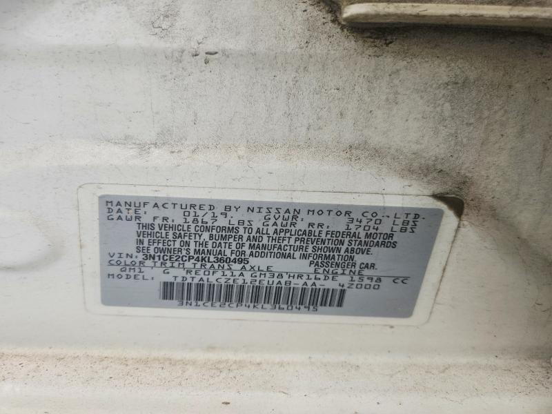 Продажа на аукционе авто 2019 Nissan Versa Note, vin: 3N1CE2CP4KL360495, номер лота: 49820206