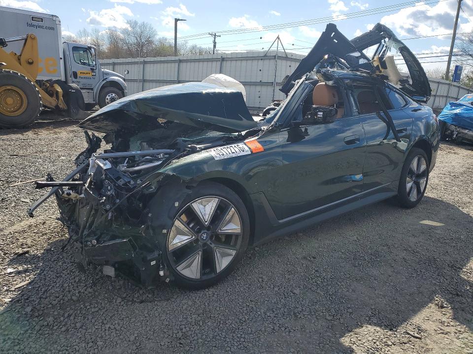 2023 Bmw I4 მანქანა იყიდება აუქციონზე, vin: WBY43AW00PFP99919, აუქციონის ნომერი: 49172716