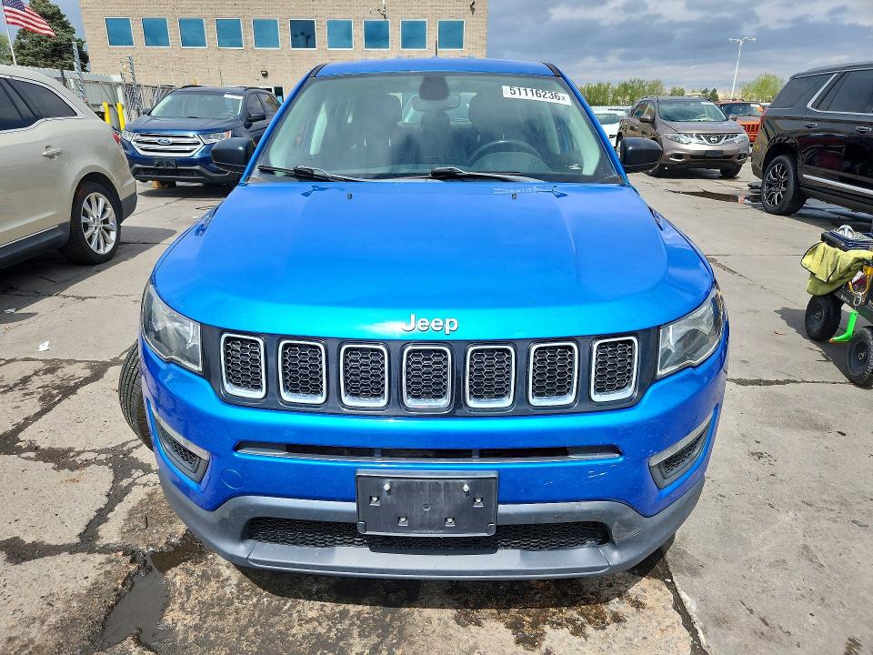 Продажа на аукционе авто 2018 Jeep Compass, vin: 3C4NJDAB1JT483819, номер лота: 51116236