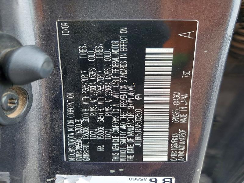 Продажа на аукционе авто 2010 Toyota 4runner, vin: JTEBU5JR7A5002500, номер лота: 51157416