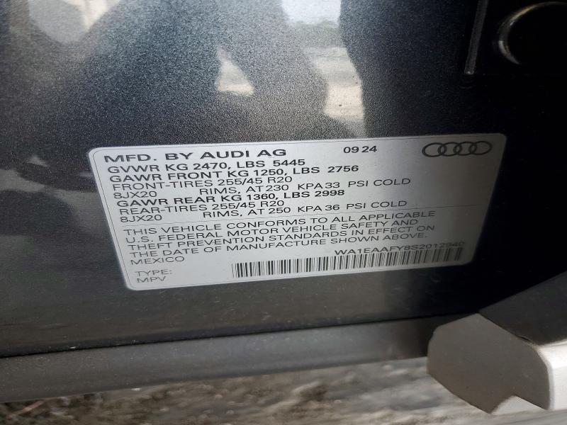 Aukcja sprzedaży 2025 Audi Q5, vin: WA1EAAFY8S2012940, numer aukcji: 51130336