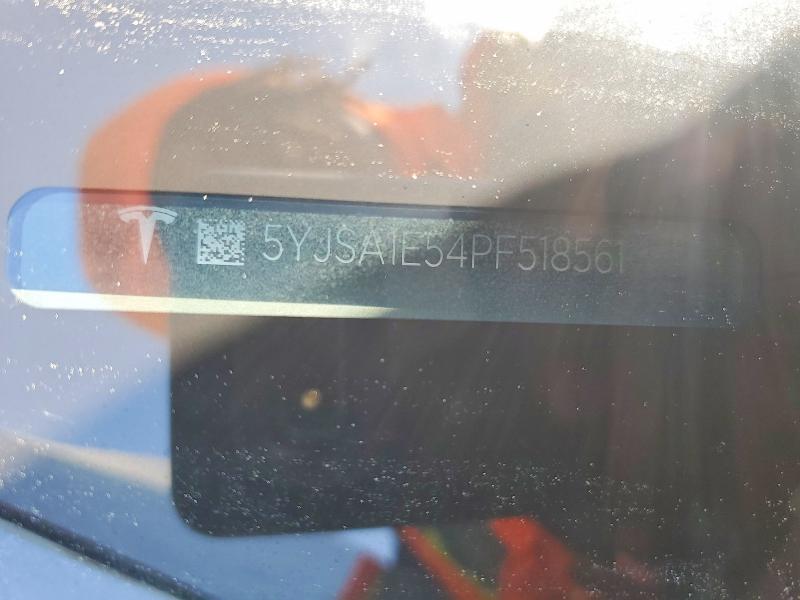 41916396 :رقم المزاد ، 5YJSA1E54PF518561 vin ، 2023 Tesla Model S مزاد بيع