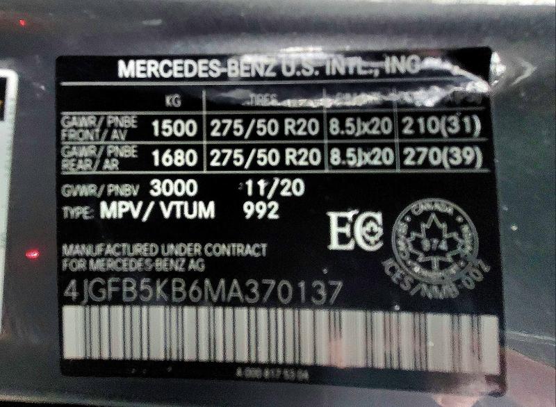 Продажа на аукционе авто 2021 Mercedes-benz Gle, vin: 4JGFB5KB6MA370137, номер лота: 50097546