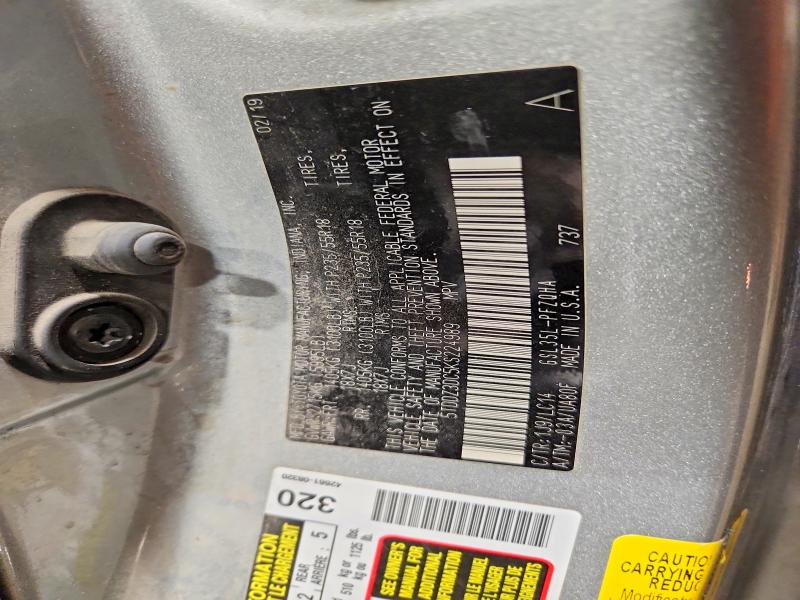 2019 Toyota Sienna მანქანა იყიდება აუქციონზე, vin: 5TDDZ3DC5KS224989, აუქციონის ნომერი: 51237736