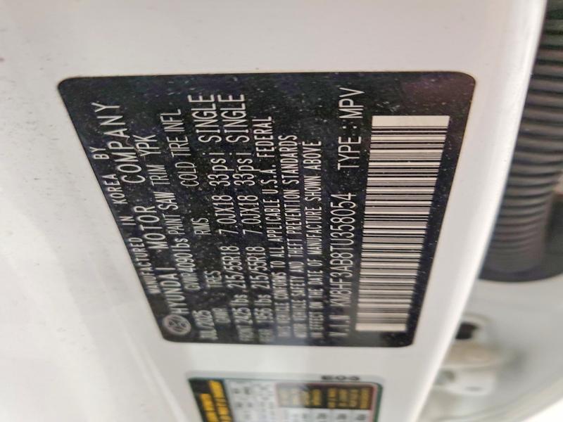 Aukcja sprzedaży 2026 Hyundai Kona, vin: KM8HF3AB8TU358054, numer aukcji: 51060746